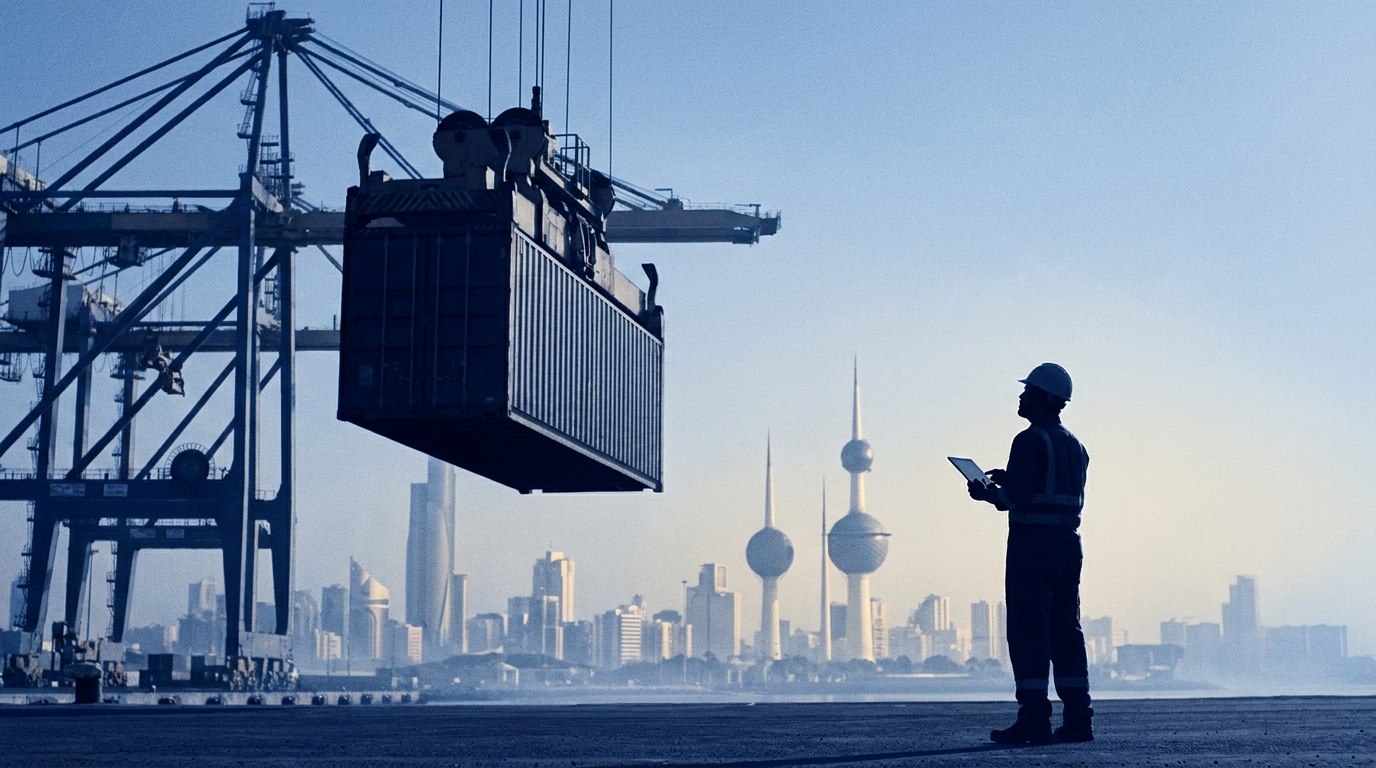 Arrival at Kuwait port