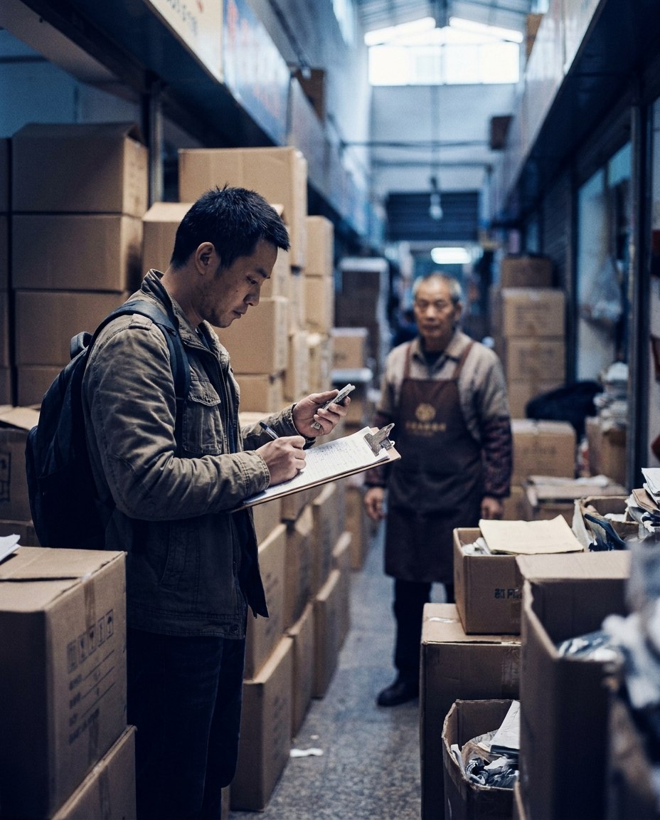 Sourcing in a Chinese wholesale market